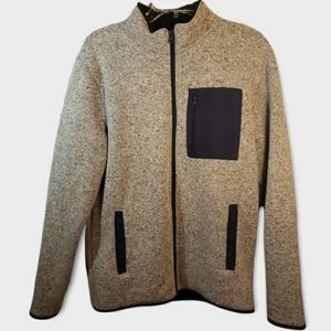 Old Navy, fleece lined, jacket. Gray , size medium, like new.